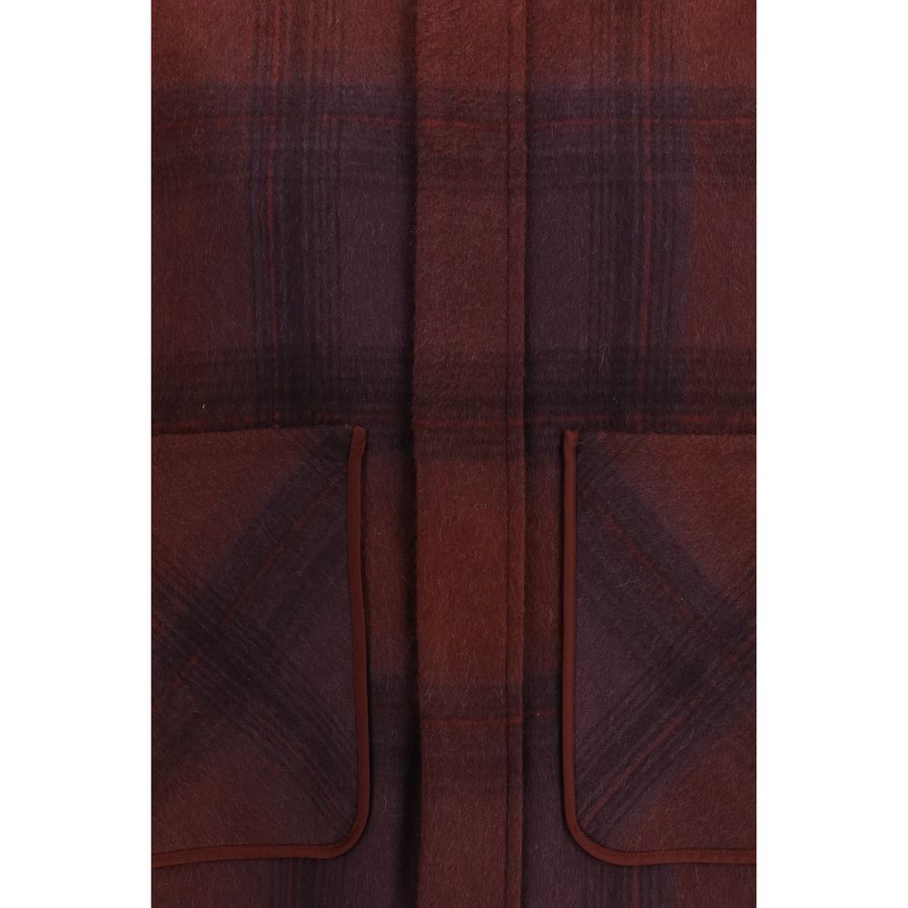 God's True Cashmere Purple Cashmere Women's Coat