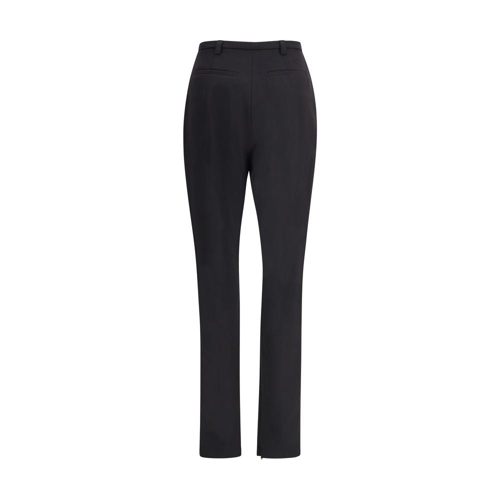 The Latest Black Polyester Skinny Women's Pants