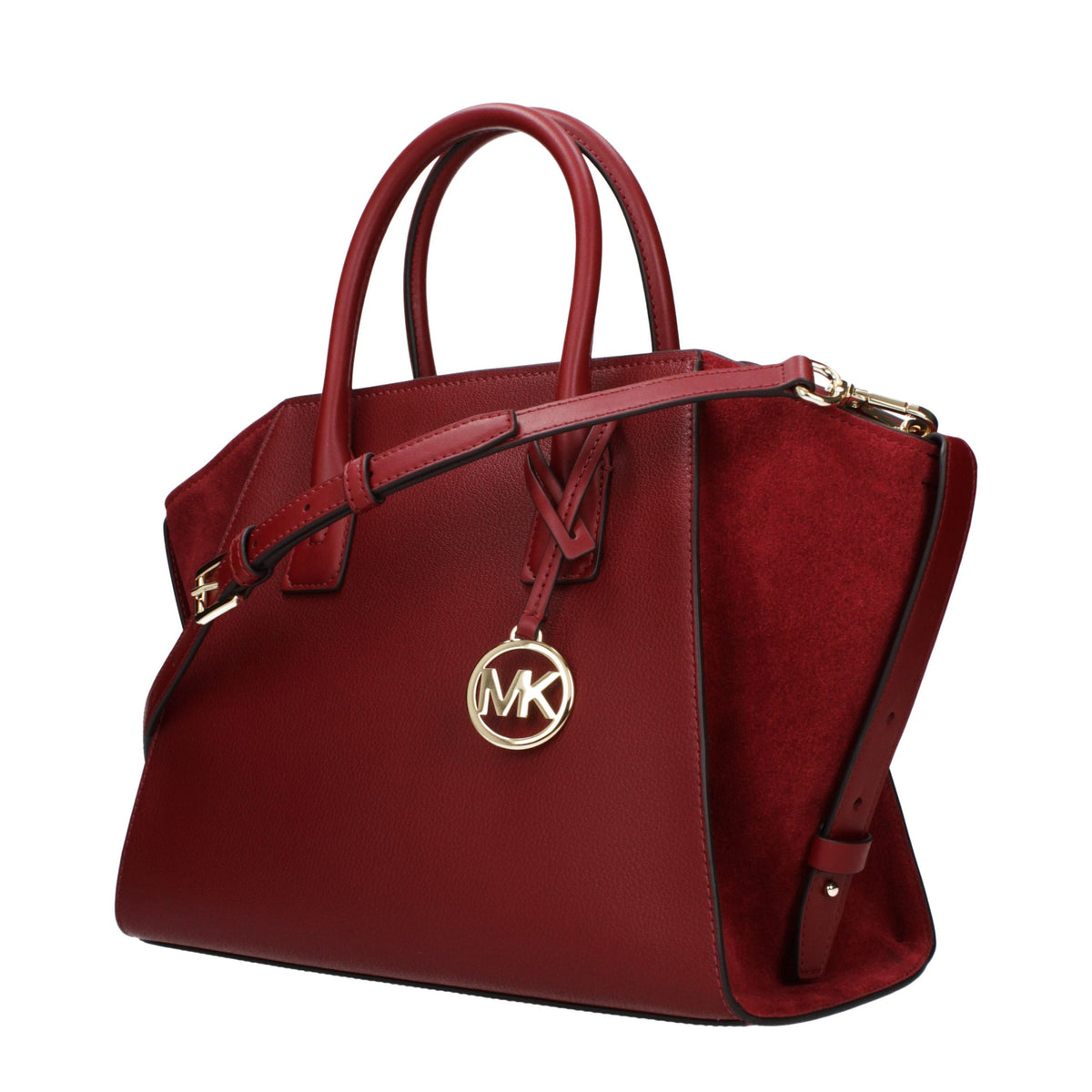 Michael Kors Red Leather Women's Handbag