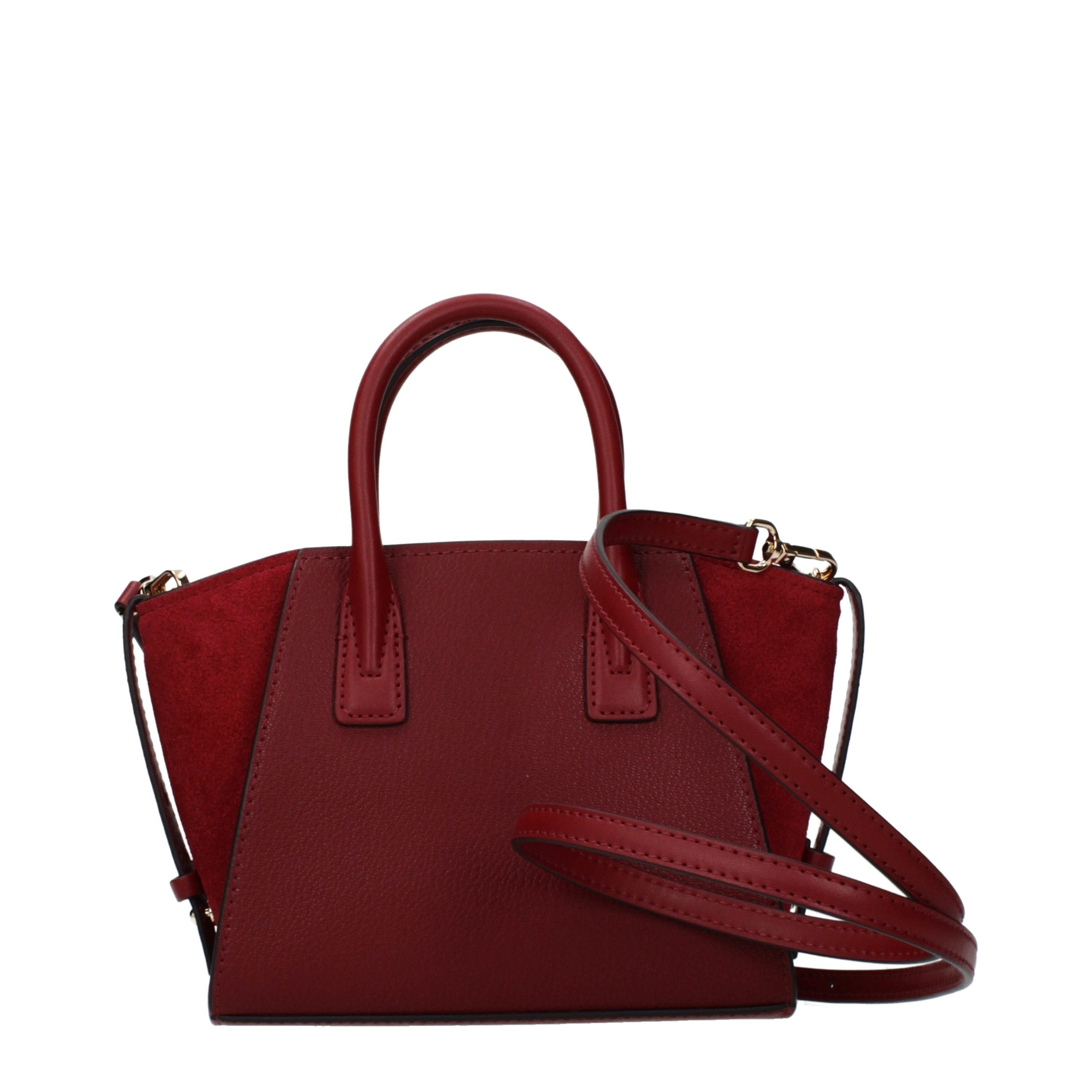 Michael Kors Red Leather Women's Handbag