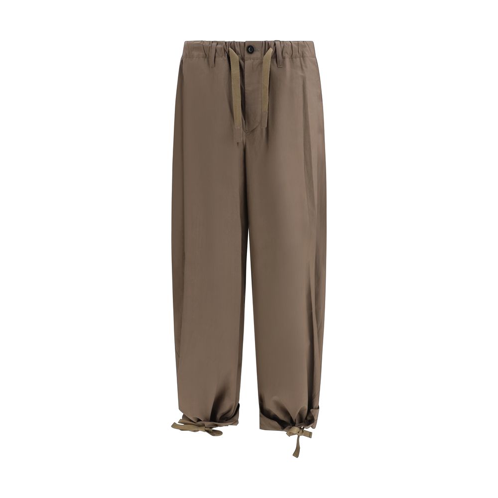Sacai Brown Cotton Casual Men's Pants