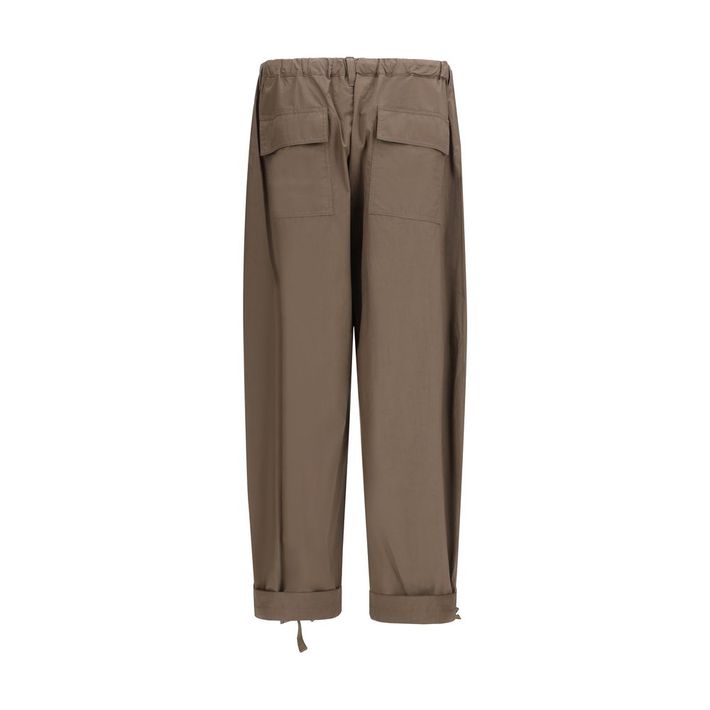 Sacai Brown Cotton Casual Men's Pants