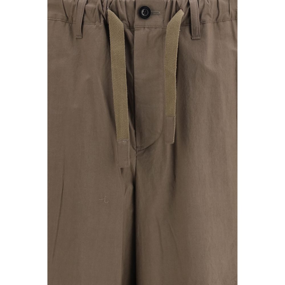 Sacai Brown Cotton Casual Men's Pants