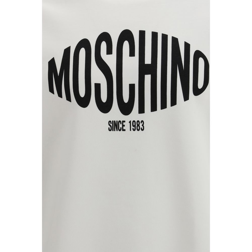 Moschino White Cotton Men's Sweatshirt