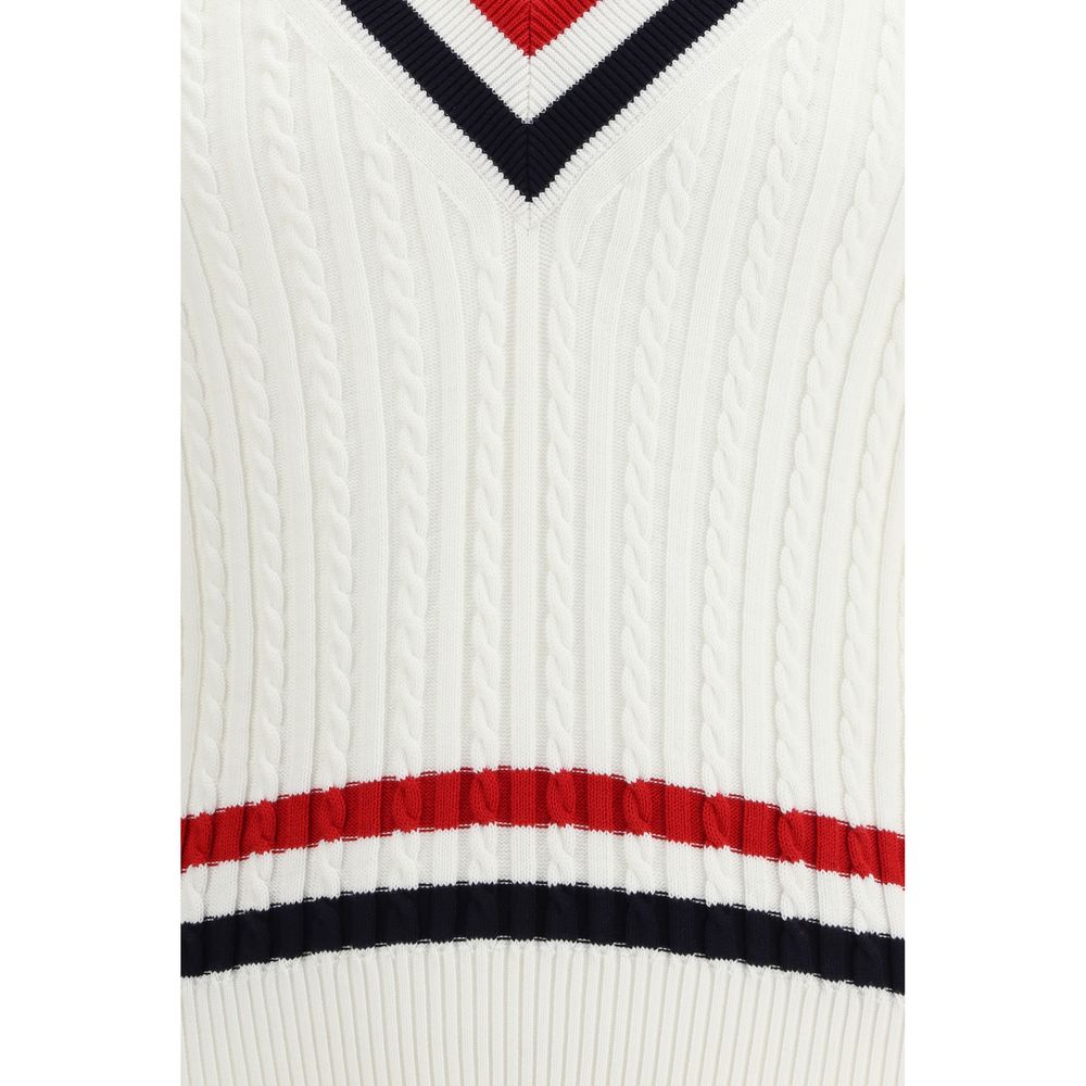 Thom Browne White Cotton Men's Sweatshirt