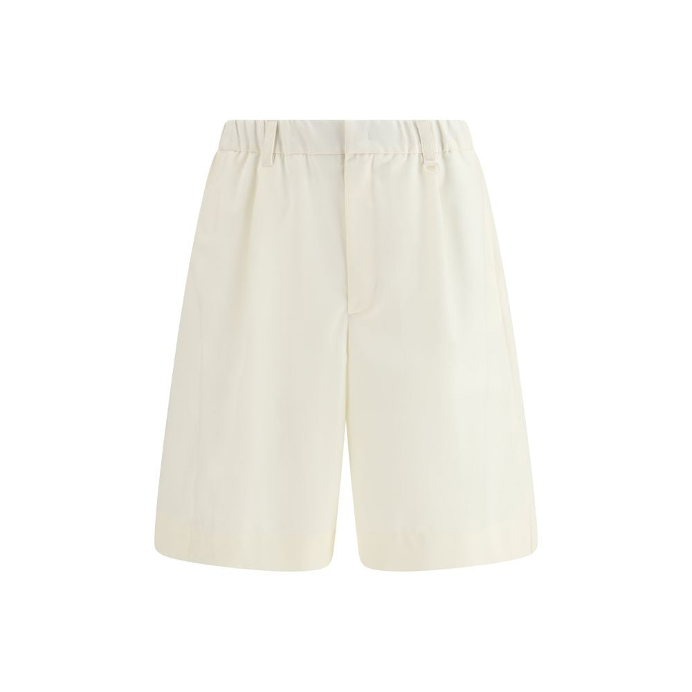 LAMINAR Beige Polyester Bermuda Men's Shorts
