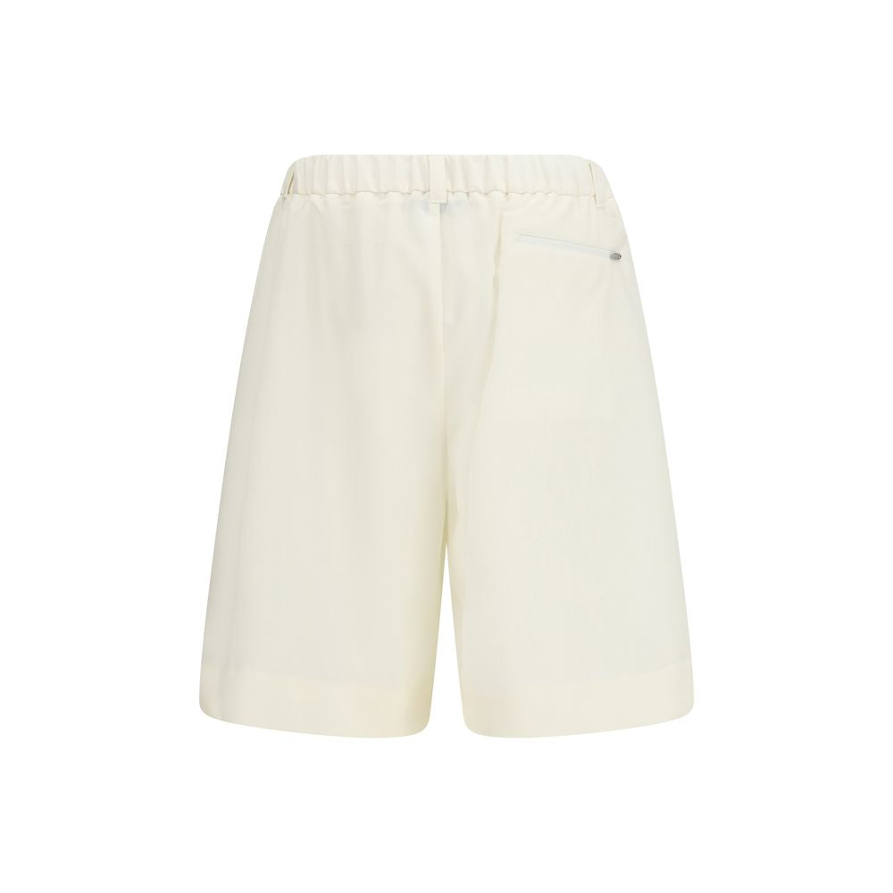 LAMINAR Beige Polyester Bermuda Men's Shorts