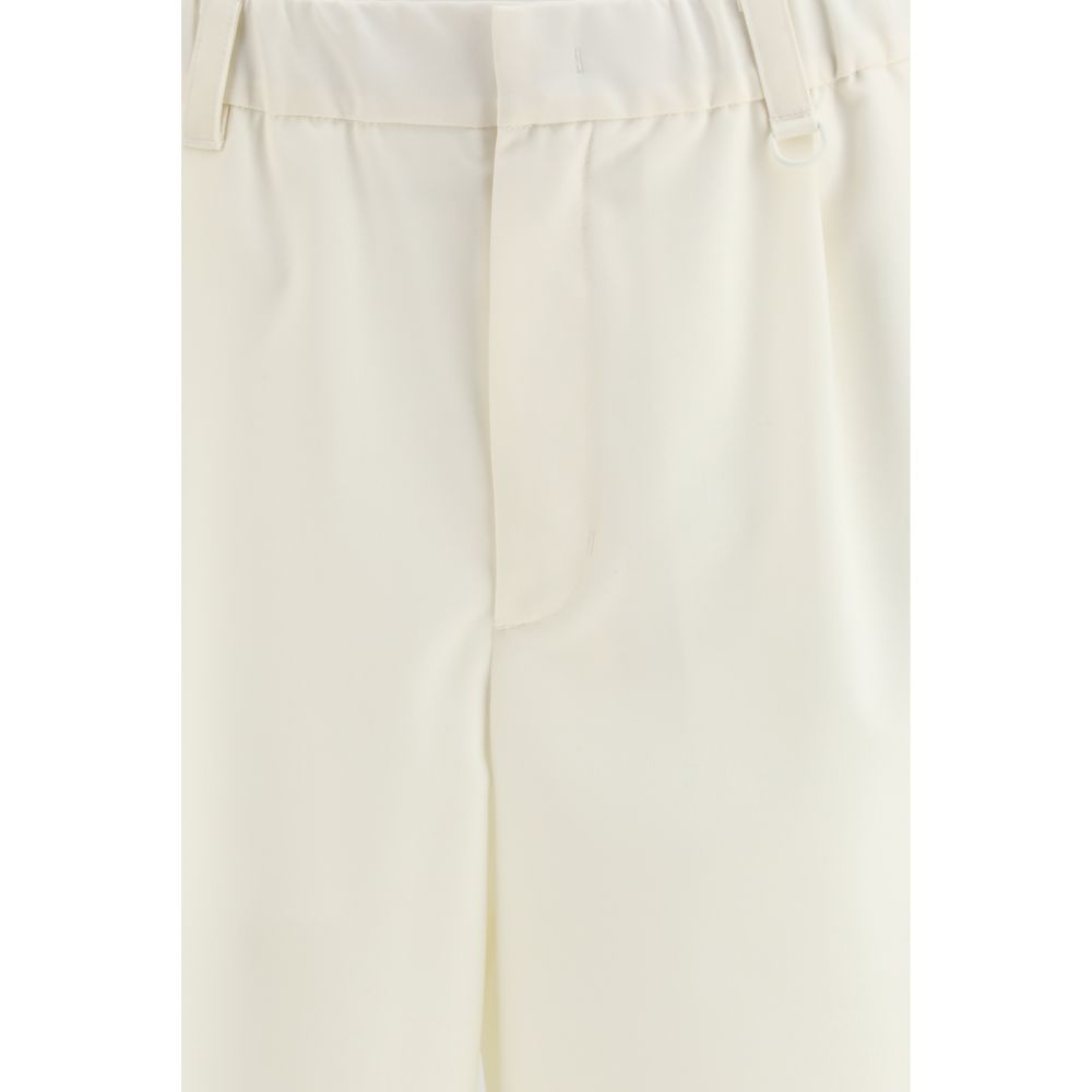LAMINAR Beige Polyester Bermuda Men's Shorts