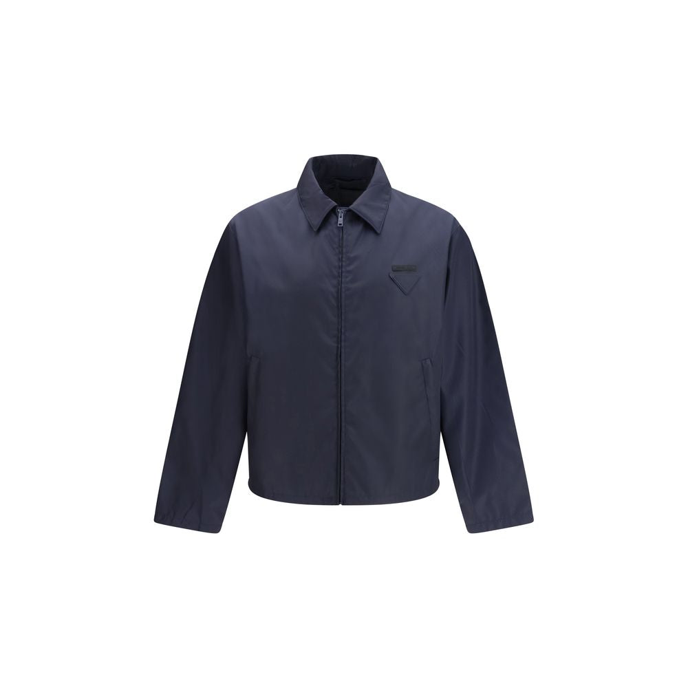 Prada Blue Nylon Shell Men's Jacket
