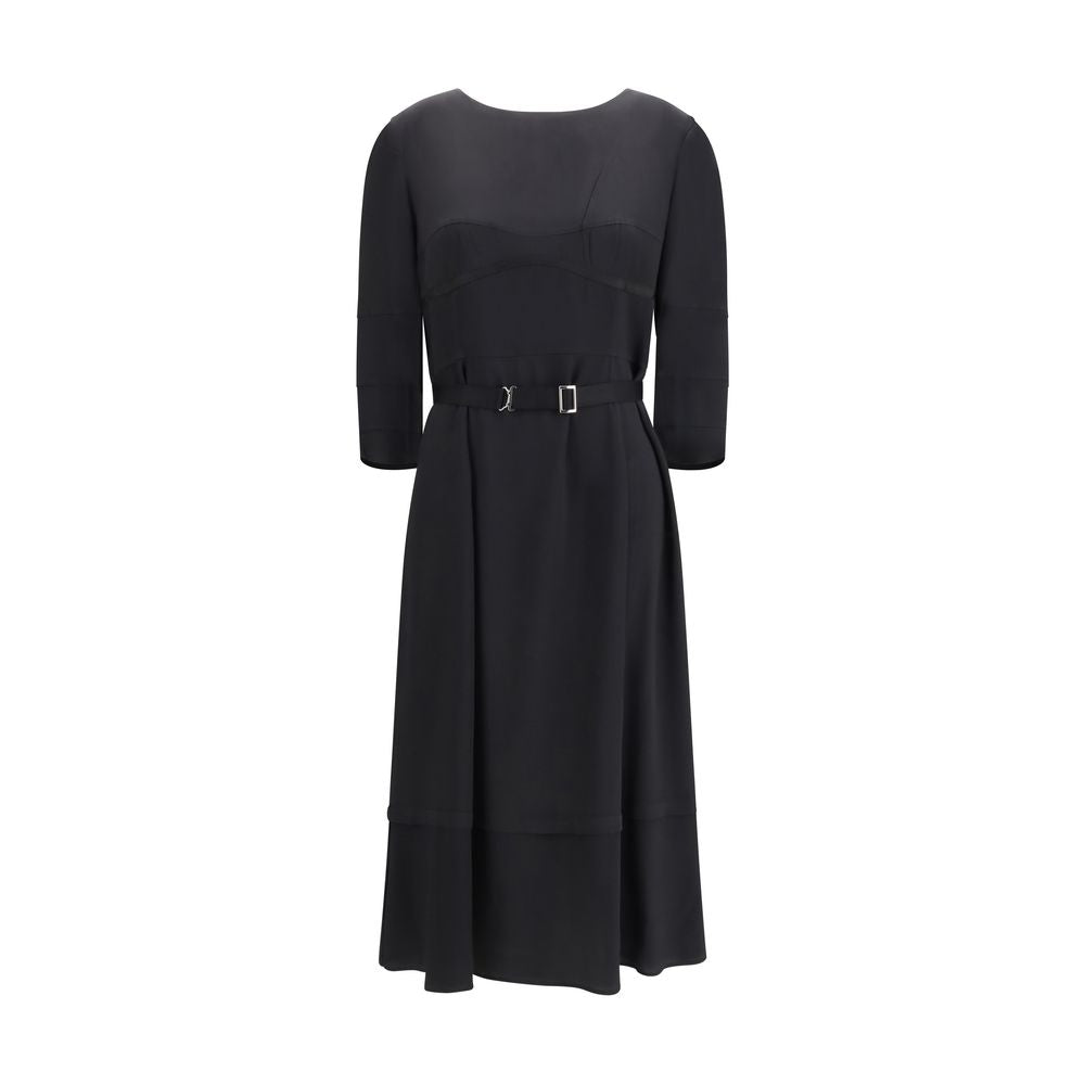 Prada Black Acetate Casual Women's Dress