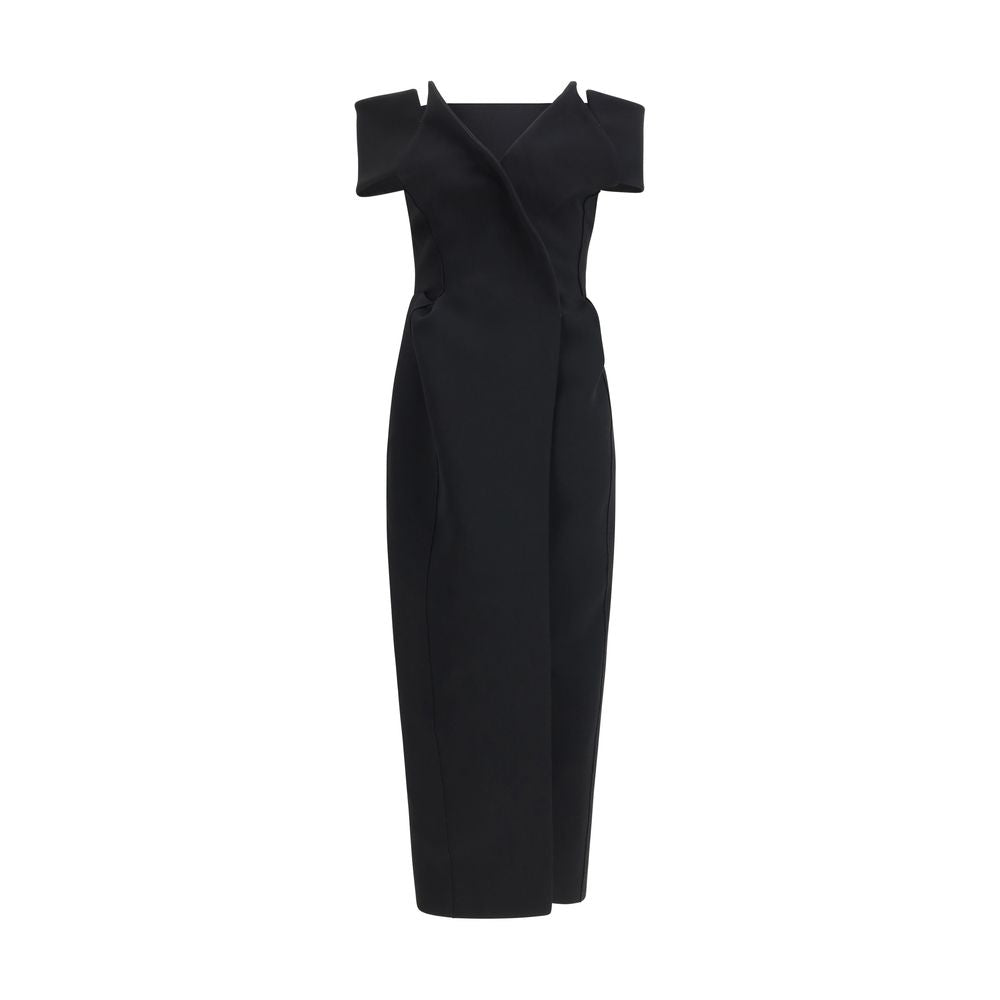 Khaite Black Polyester Cocktail Women's Dress