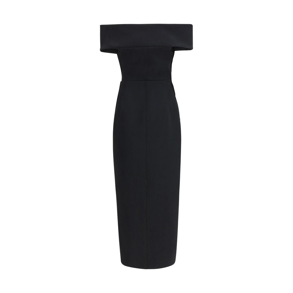 Khaite Black Polyester Cocktail Women's Dress