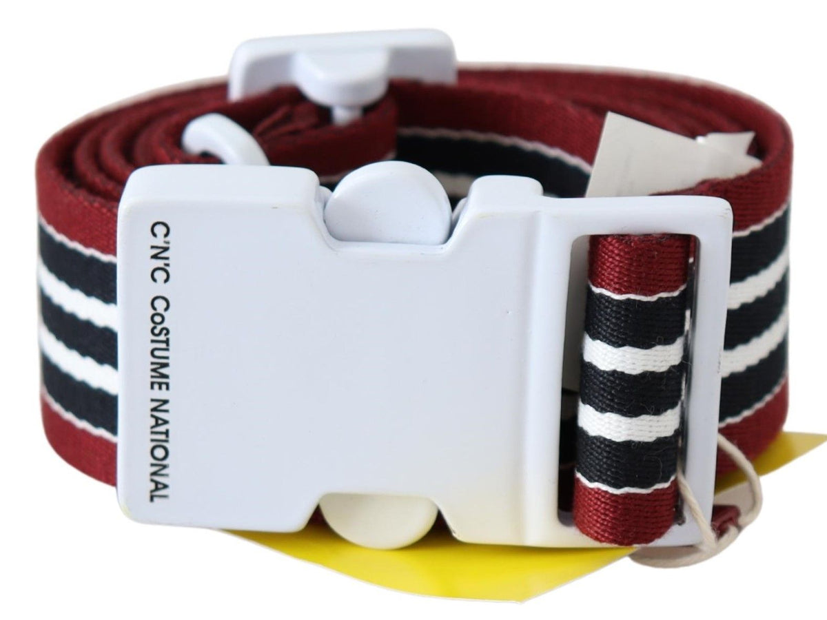 Costume National Black Cotton And Canvas Regular Men's Belt