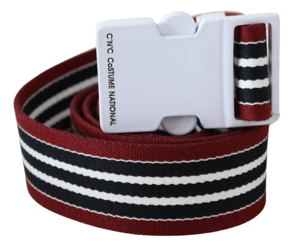 Costume National Black Cotton And Canvas Regular Men's Belt