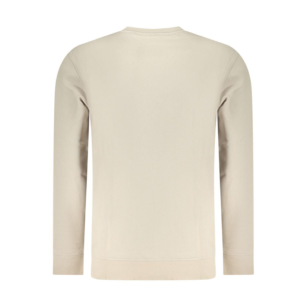 Hugo Boss Beige Cotton Men Men's Sweatshirt