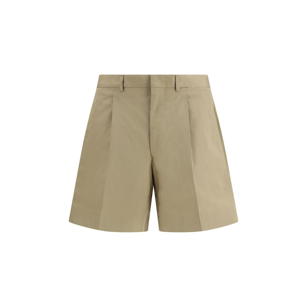 Prada Beige Cotton Bermuda Men's Shorts