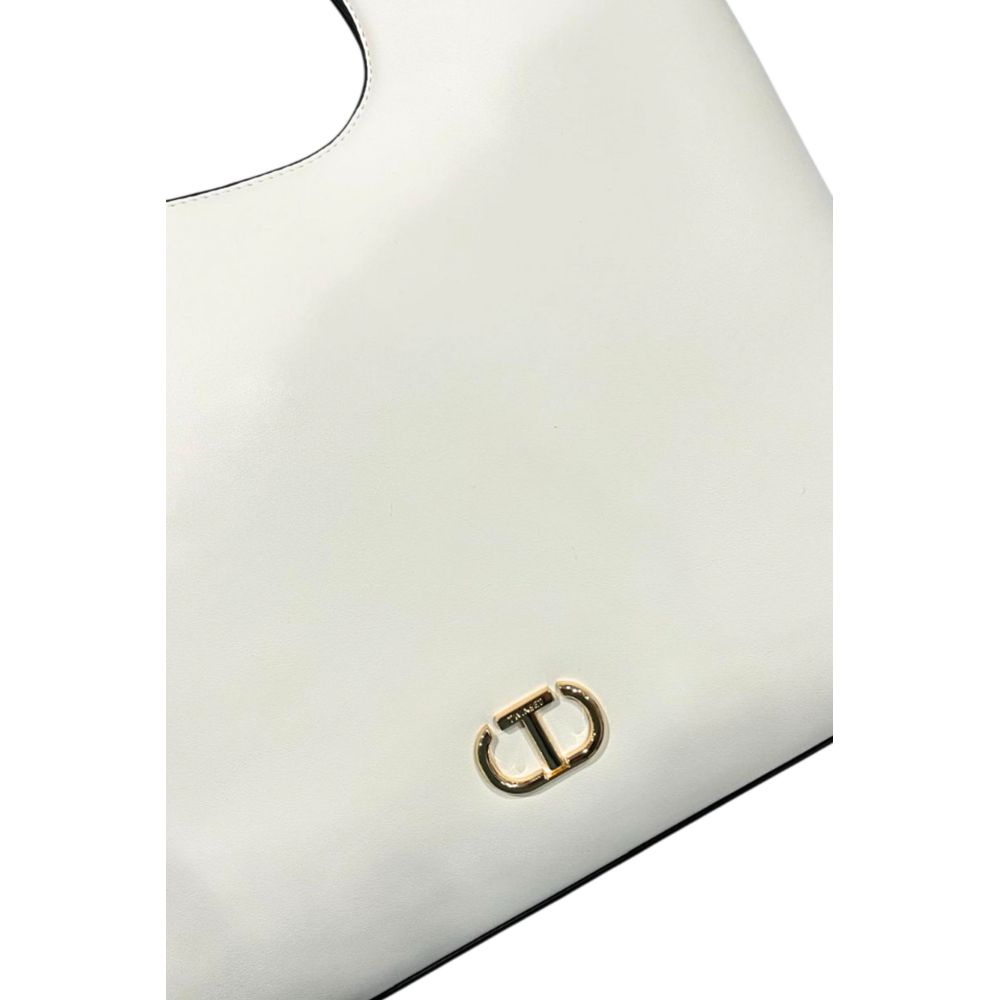 Twinset White PU Women Women's Handbag