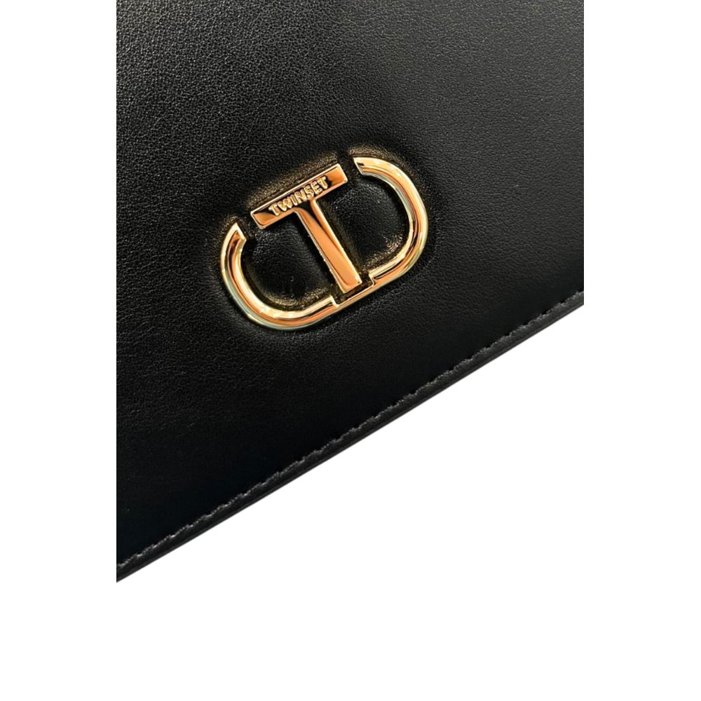 Twinset Black PU Women Crossbody Women's Bag