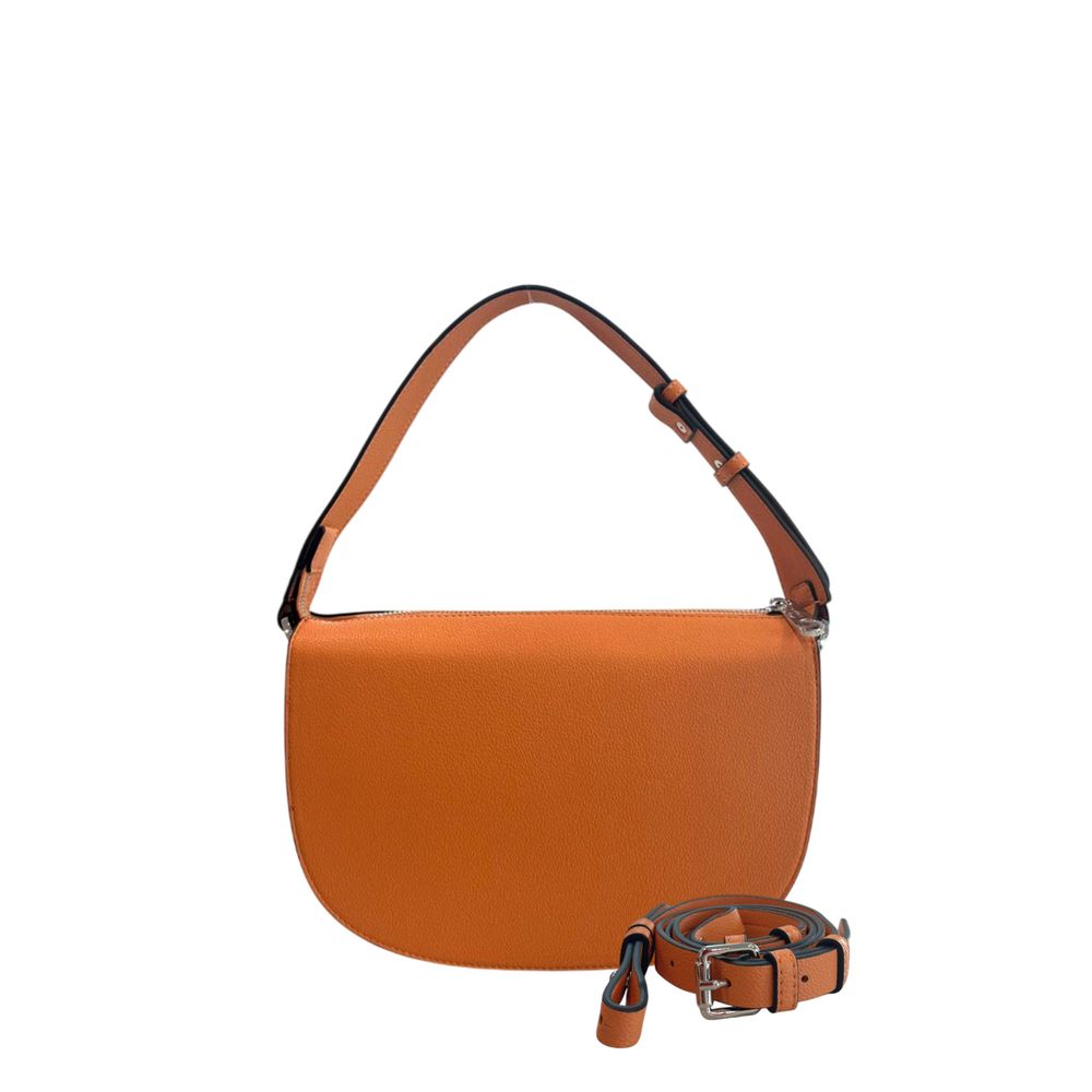 Twinset Orange Polyurethane Women Shoulder Women's Bag
