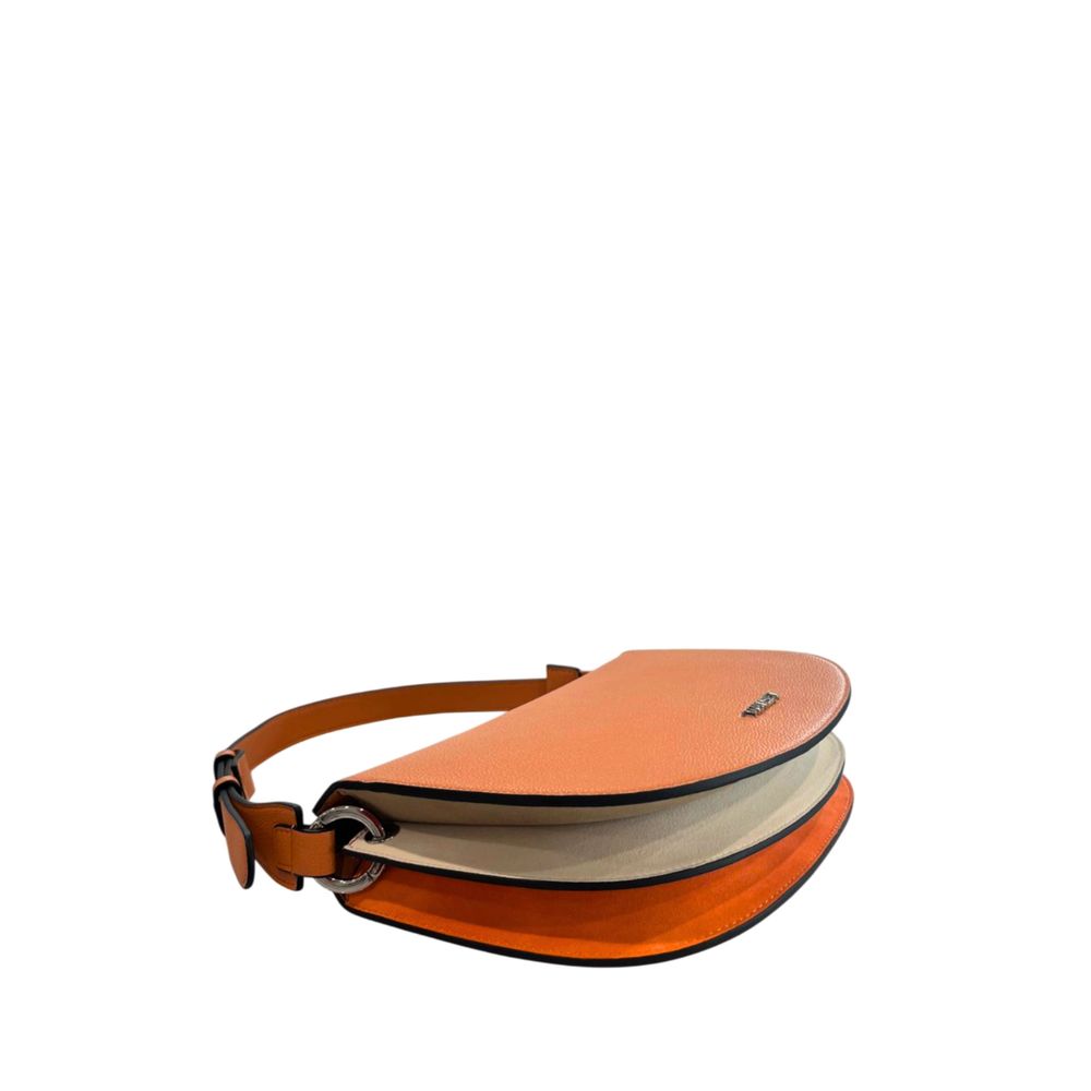 Twinset Orange Polyurethane Women Shoulder Women's Bag