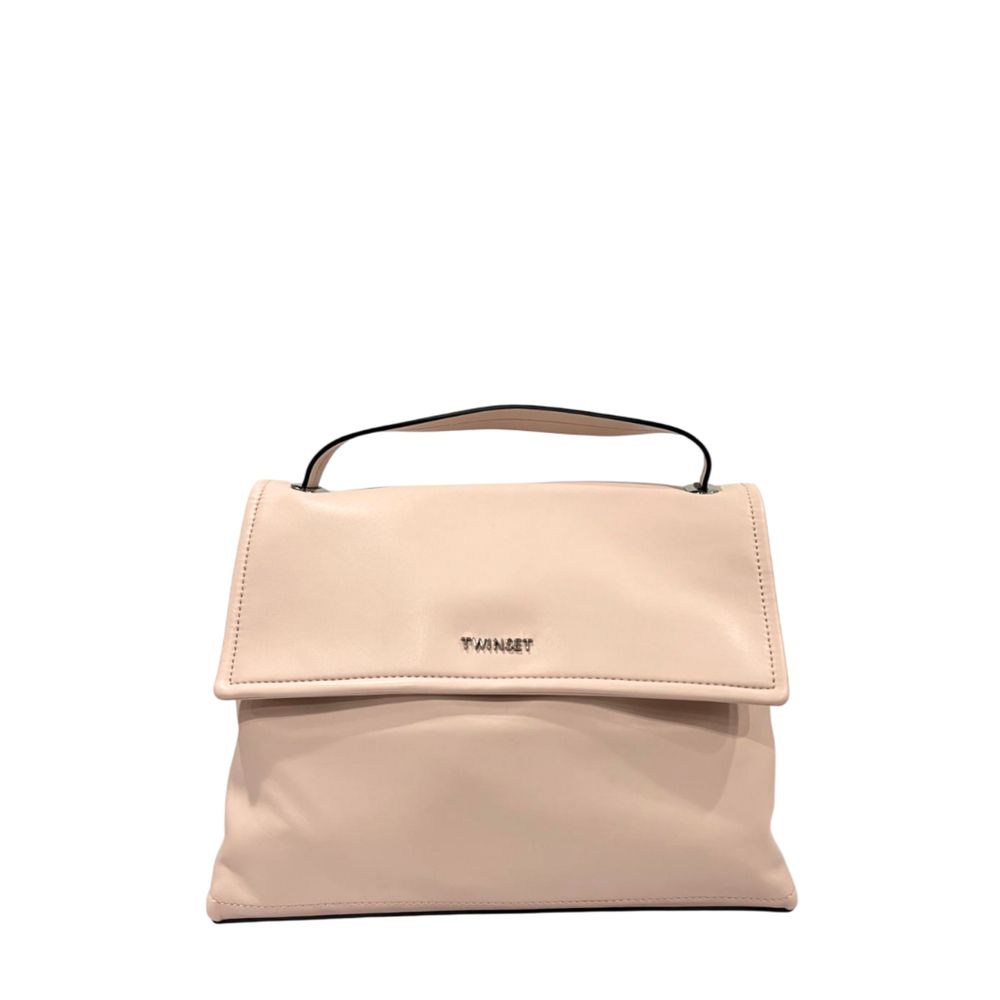 Twinset Pink PU Women Women's Handbag