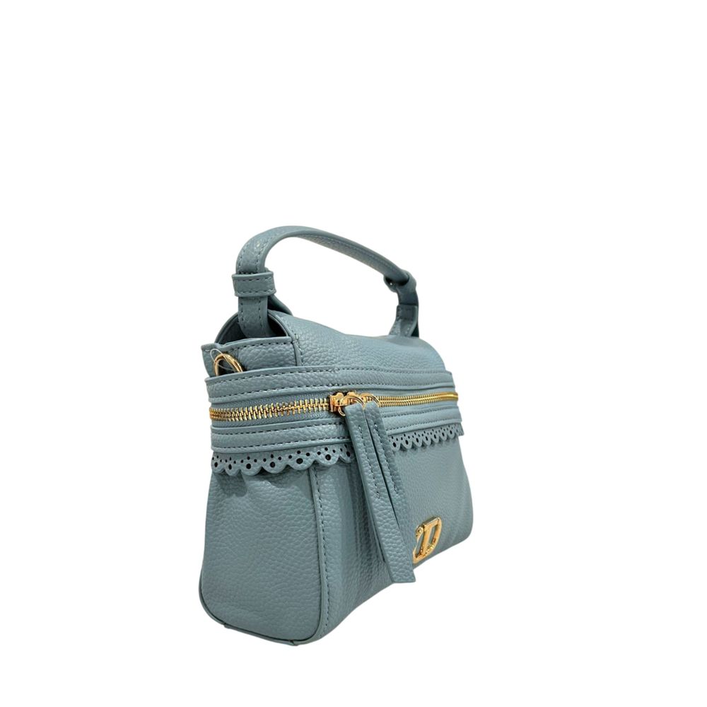 Twinset Blue PU Women Women's Handbag