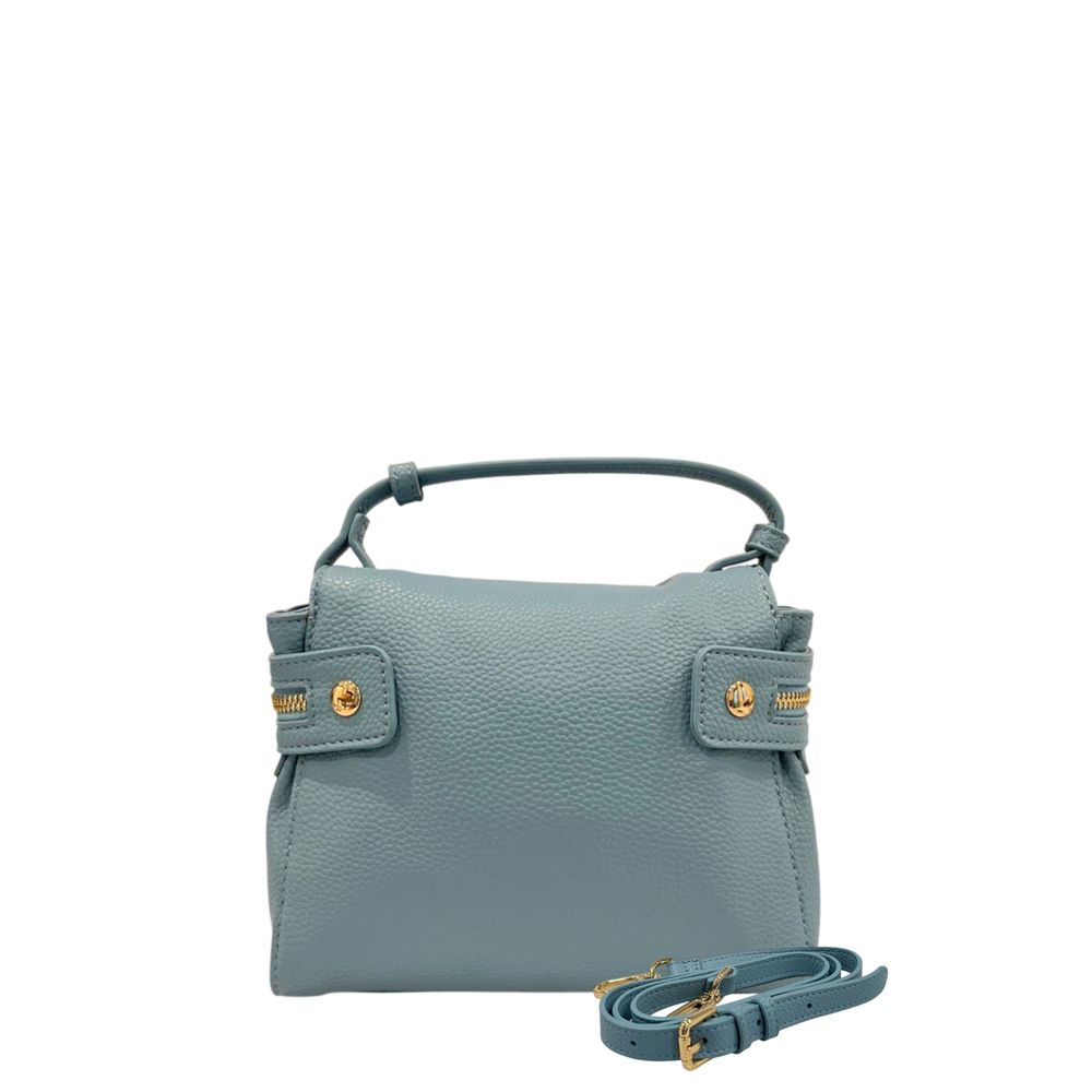 Twinset Blue PU Women Women's Handbag
