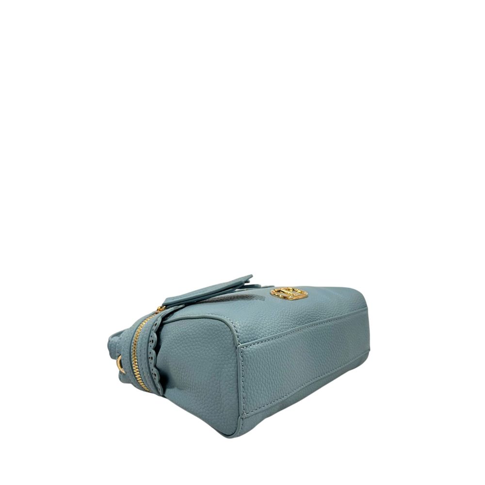 Twinset Blue PU Women Women's Handbag