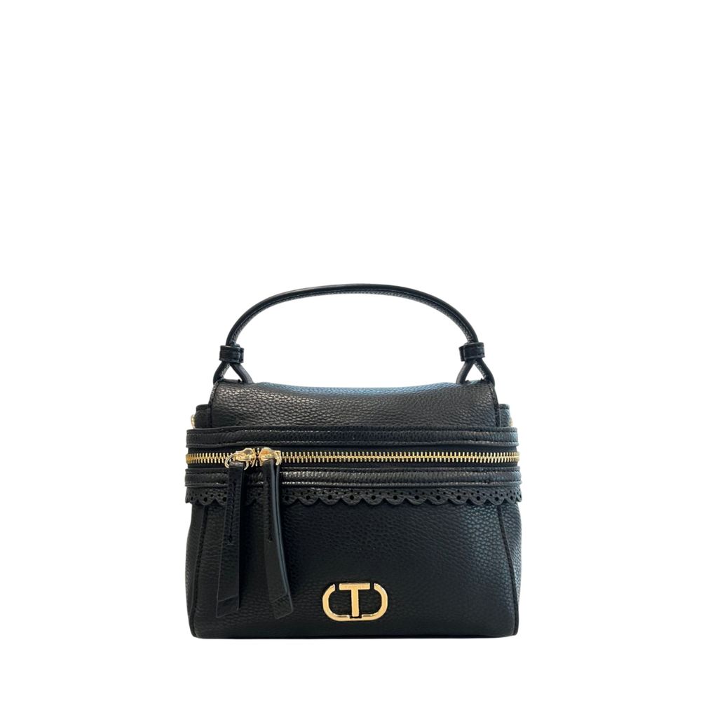Twinset Black PU Women's Women's Handbag