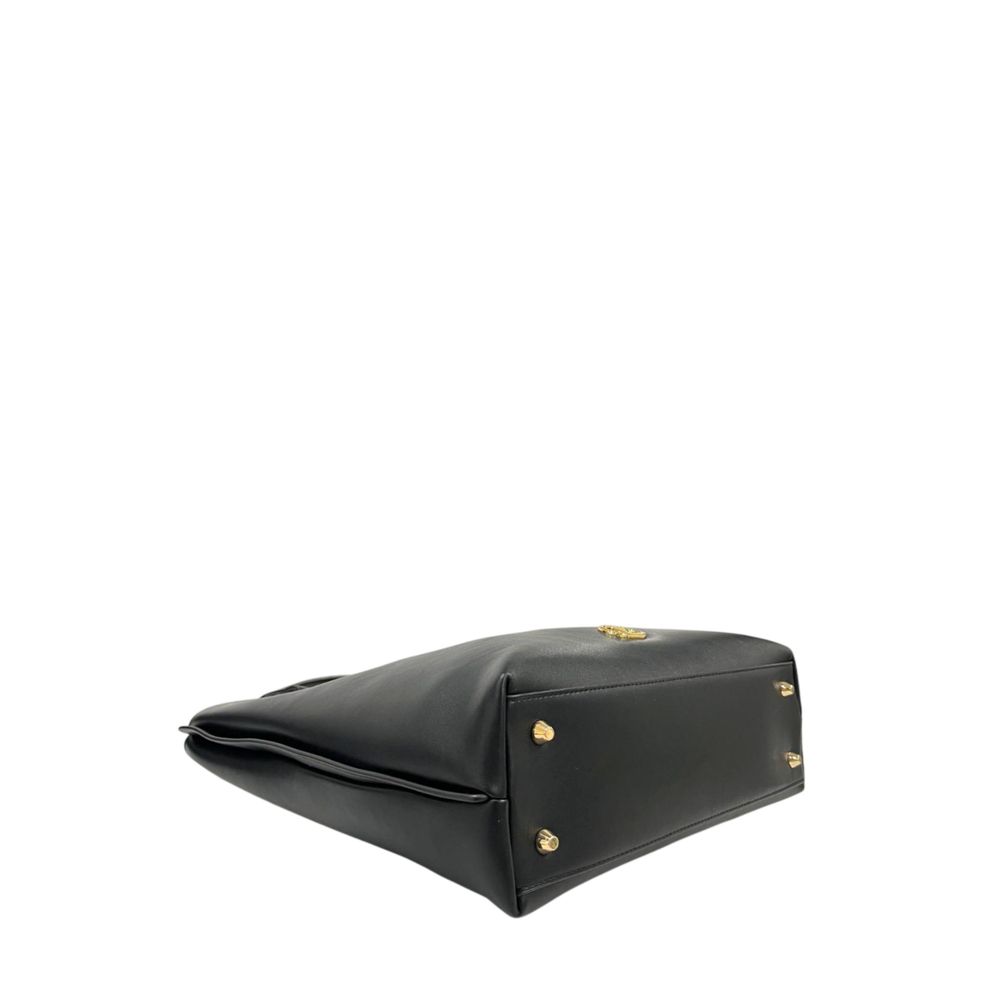 Twinset Black PU Women Shoulder Women's Bag
