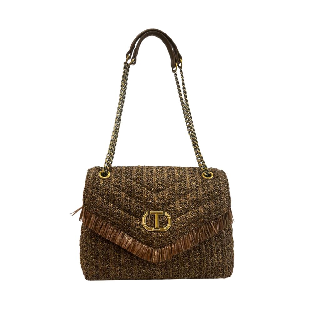 Twinset Brown Polypropylene Women Crossbody Women's Bag