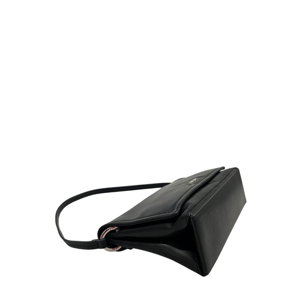 Twinset Black PU Women Shoulder Women's Bag