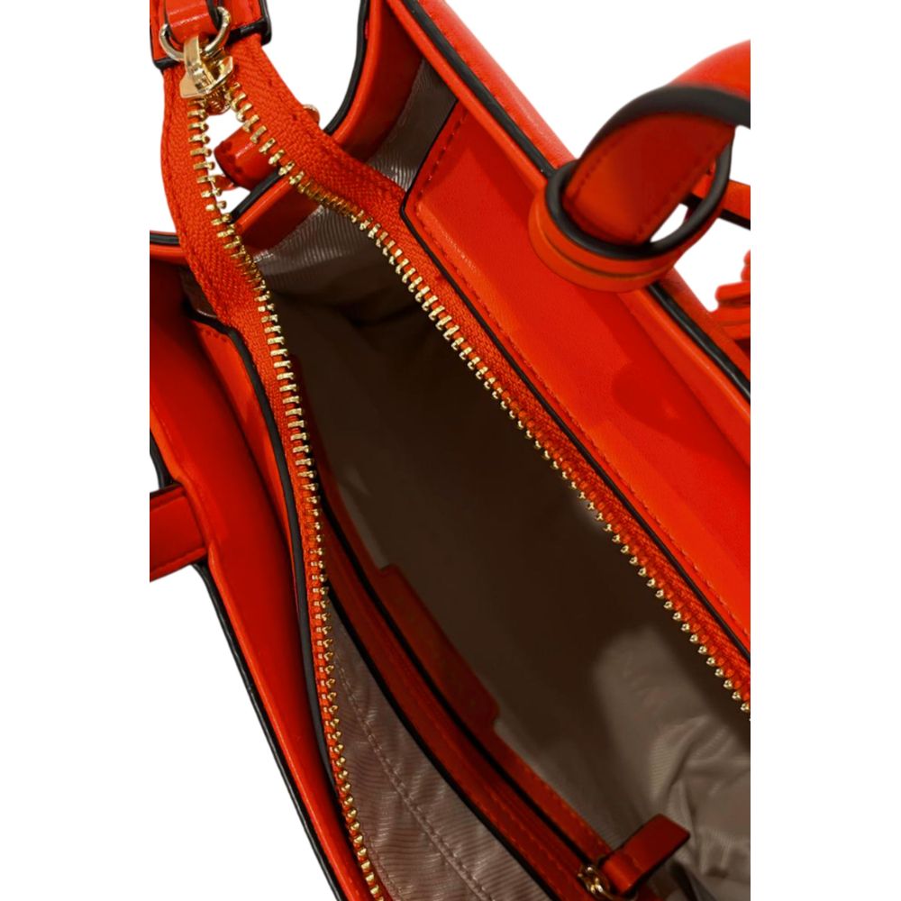 Twinset Orange Faux Leather Women Women's Handbag