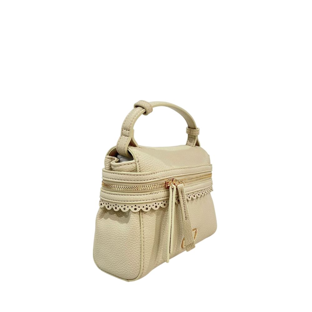 Twinset Beige PU Women Women's Handbag
