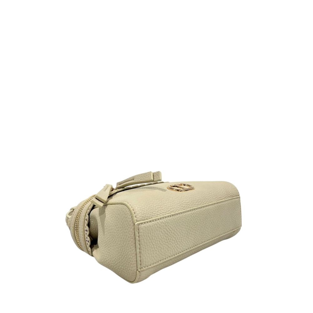 Twinset Beige PU Women Women's Handbag