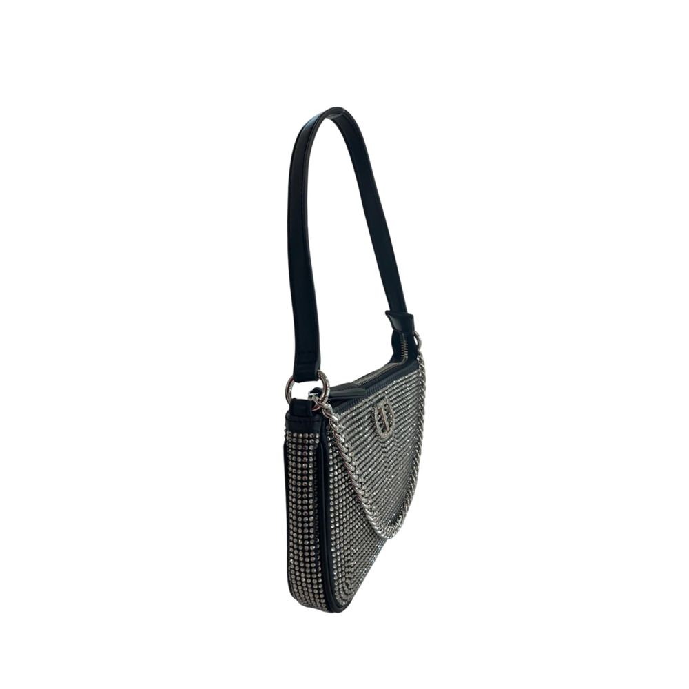 Twinset Purple PU Women Shoulder Women's Bag