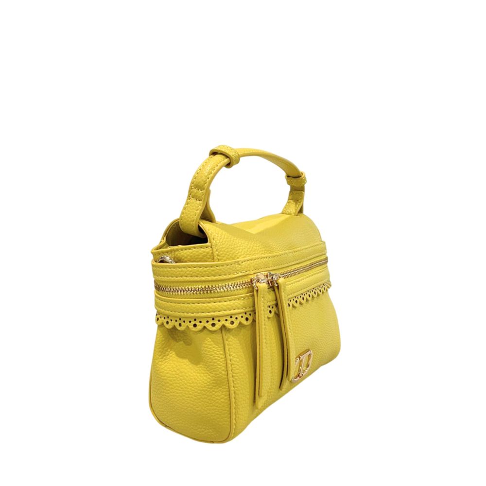 Twinset Yellow PU Women Women's Handbag