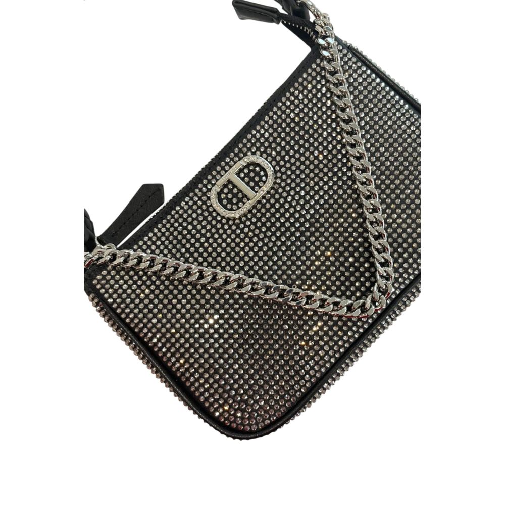 Twinset Purple PU Women Shoulder Women's Bag