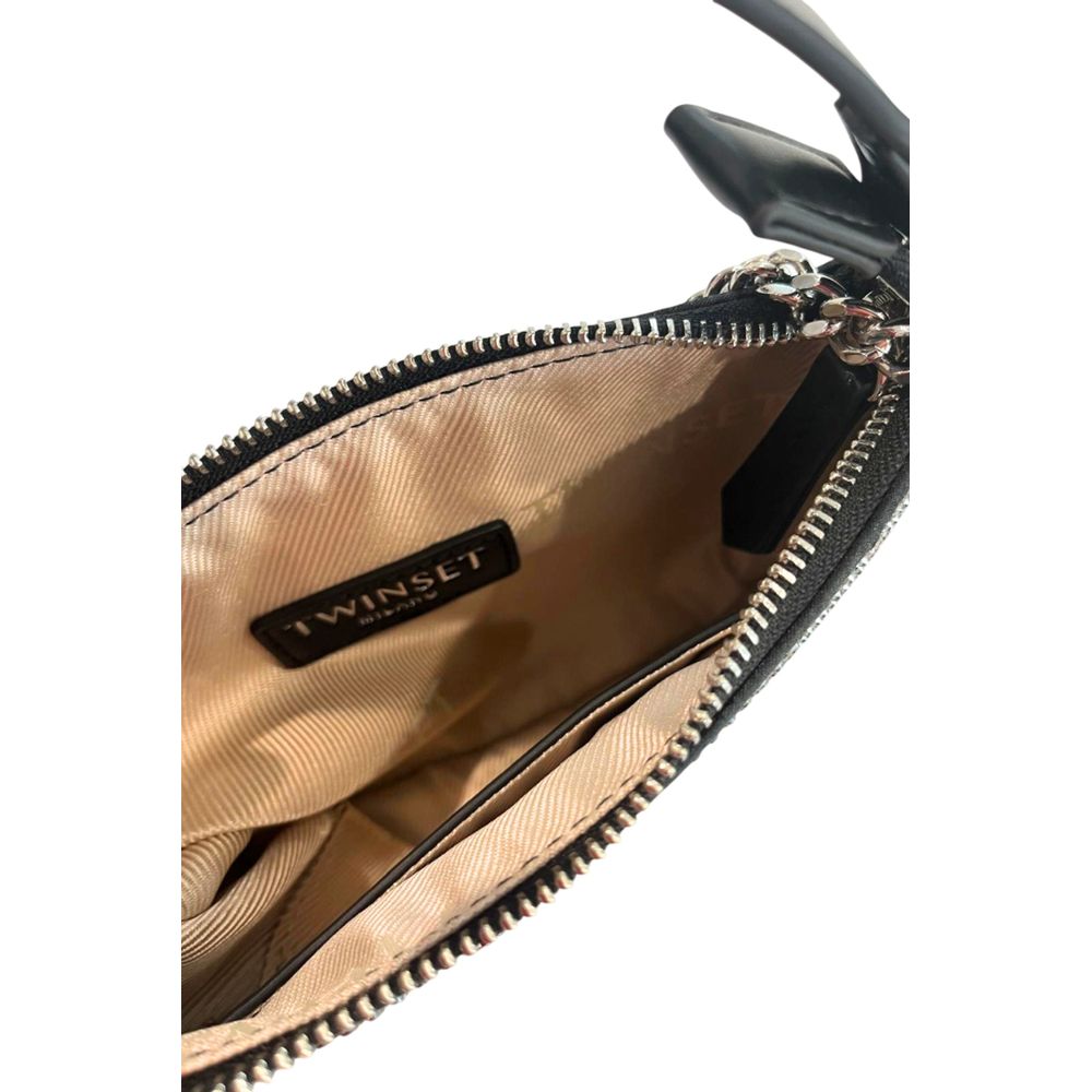 Twinset Purple PU Women Shoulder Women's Bag