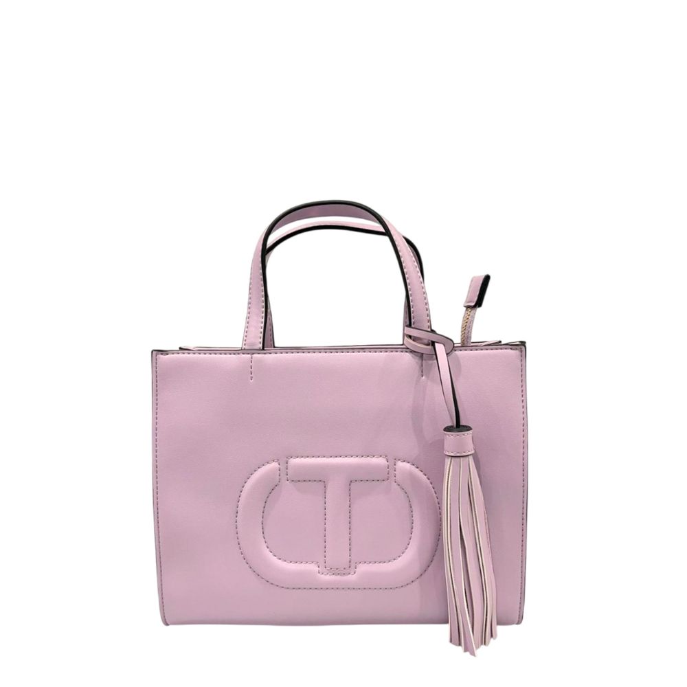 Twinset Purple PU Women Women's Handbag