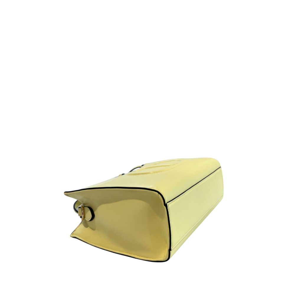 Twinset Yellow PU Women Women's Handbag