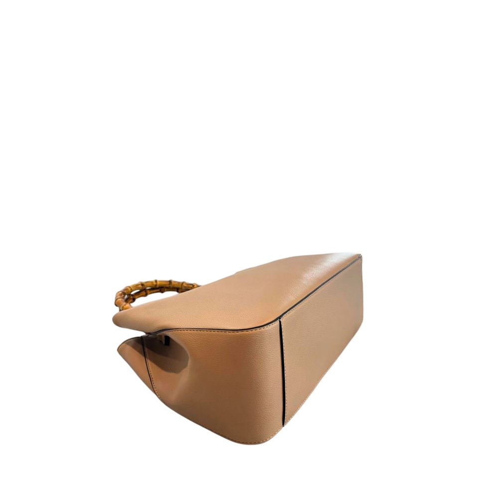 Twinset Brown PU Women Women's Handbag