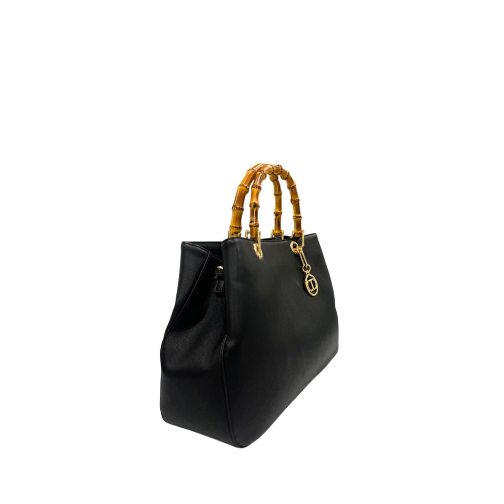 Twinset Black PU Women Women's Handbag