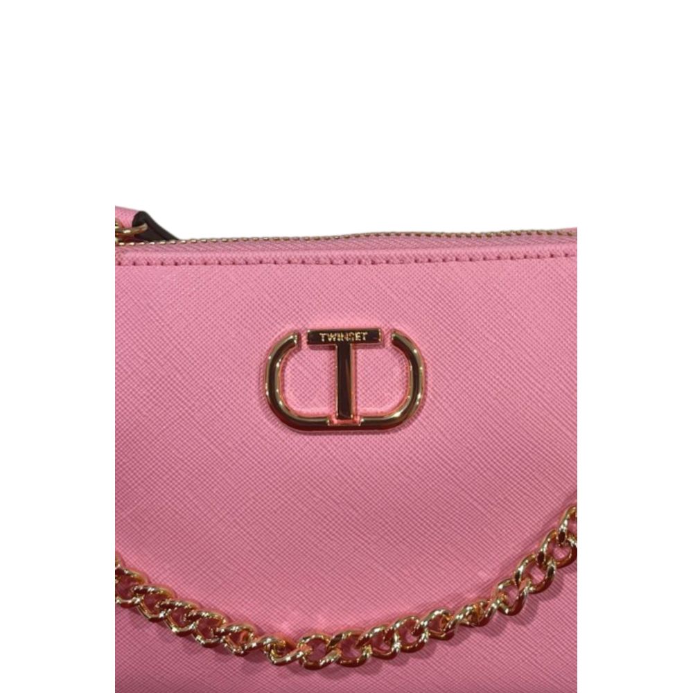 Twinset White PU Women Women's Handbag