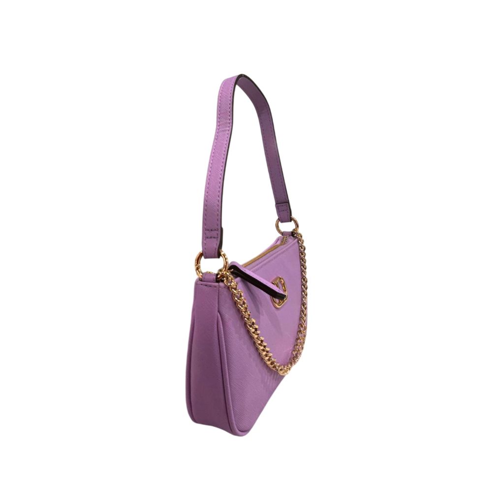 Twinset Purple PU Women Shoulder Women's Bag