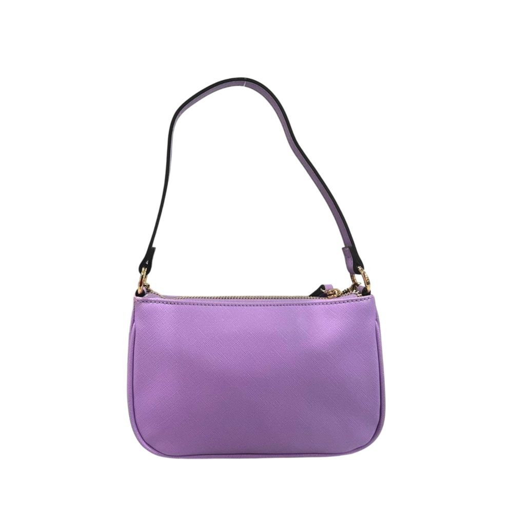 Twinset Purple PU Women Shoulder Women's Bag