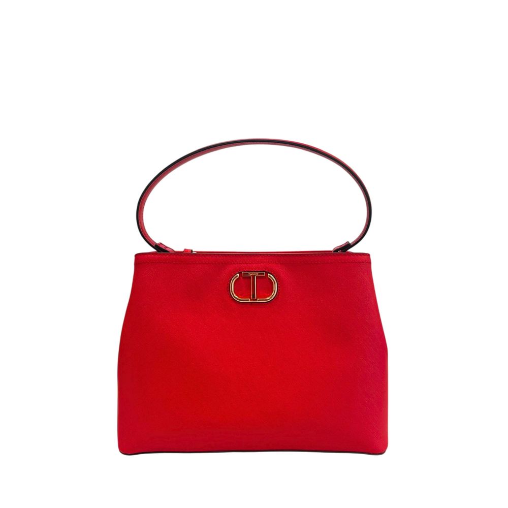 Twinset Red PU Women Women's Handbag
