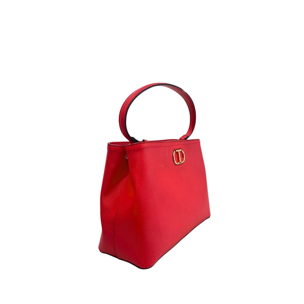 Twinset Red PU Women Women's Handbag