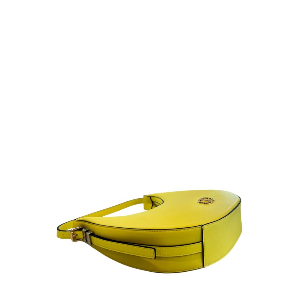 Twinset Yellow PU Women Shoulder Women's Bag