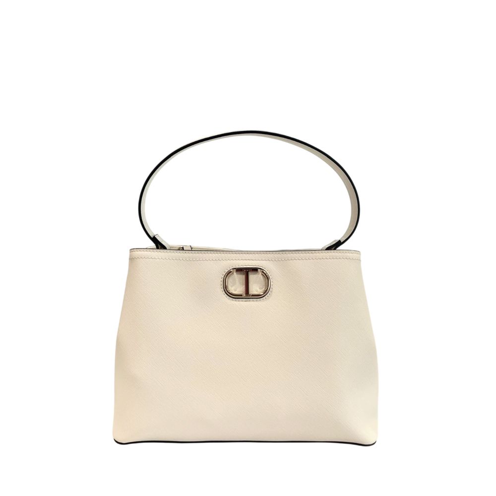 Twinset White PU Women Women's Handbag